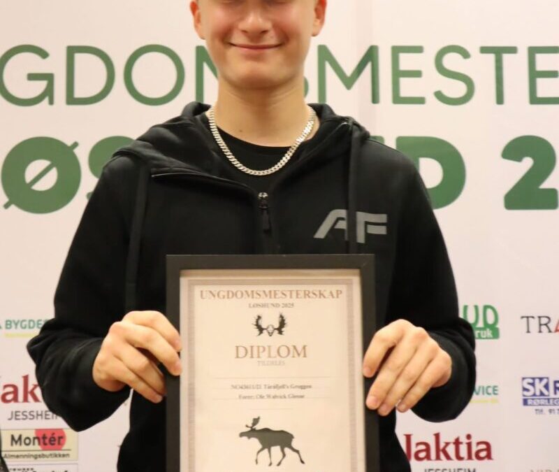 Ole Walvick Glesne vinner av UM løshund 2025
