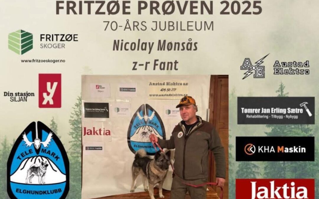 Nicolay Mønsås og Z-R Fant vinner av Fritzøe prøven